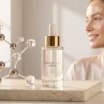 BREVA Peptide + HA Serum premium untuk kulit glowing, sehat, dan terhidrasi. Wanita dengan kulit cerah alami.